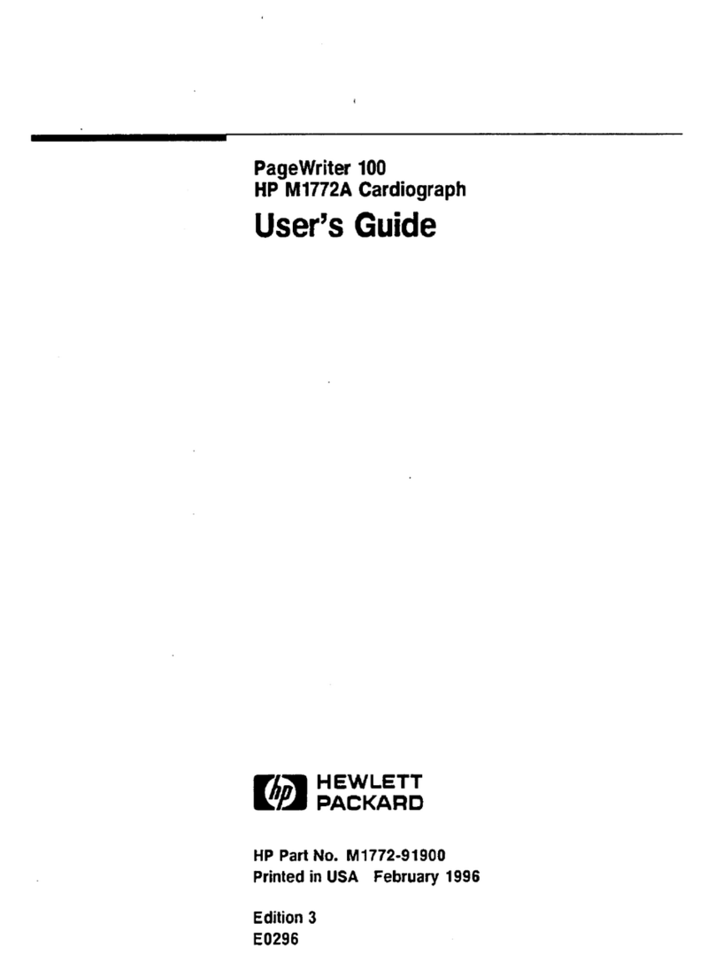 HP PageWriter 100 User manual