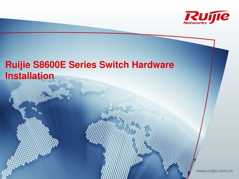Ruijie S8600E Series Hardware installation