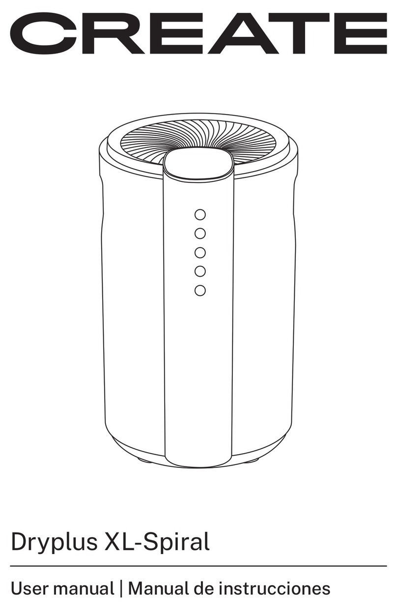 Create Dryplus XL-Spiral user manual