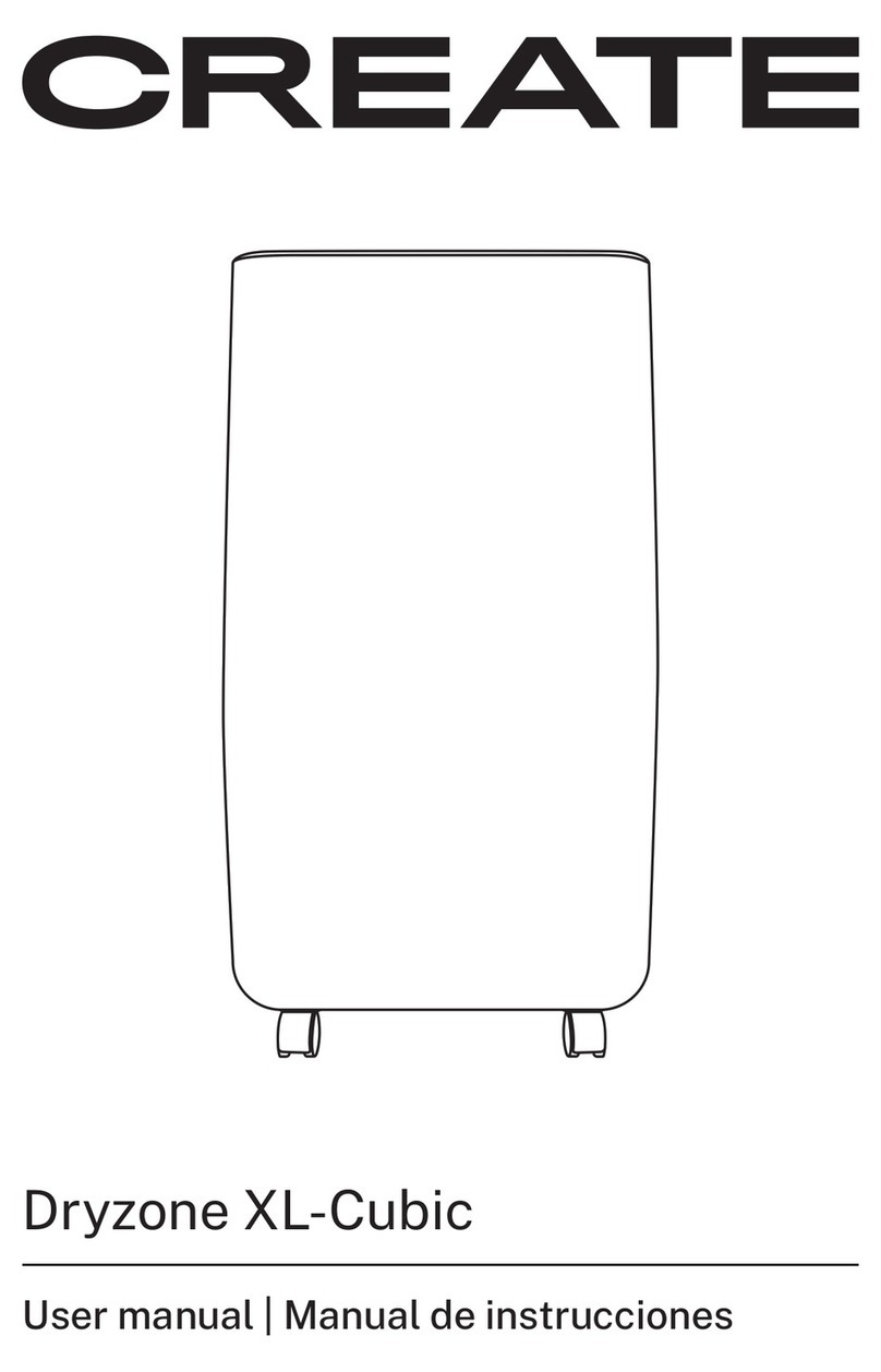 Create Dryzone XL-Cubic user manual