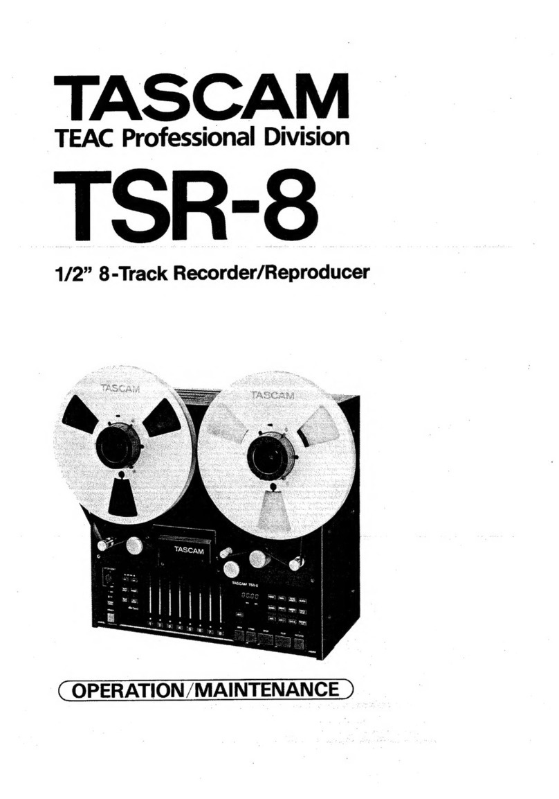 Tascam TSR-8 Troubleshooting guide