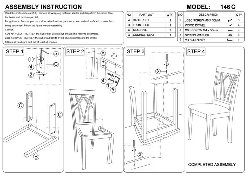 Baxton Studio Rasa 146 C User manual