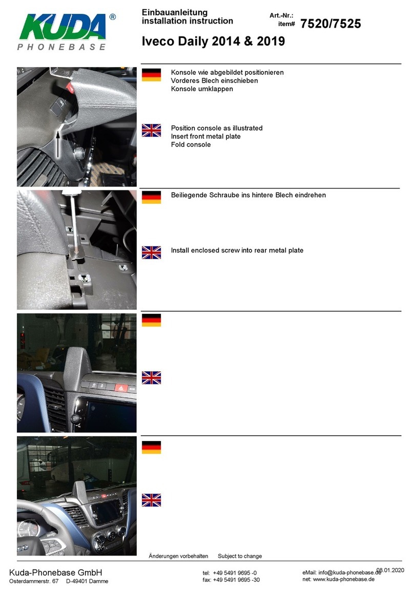 Kuda-Phonebase 7520 installation instructions