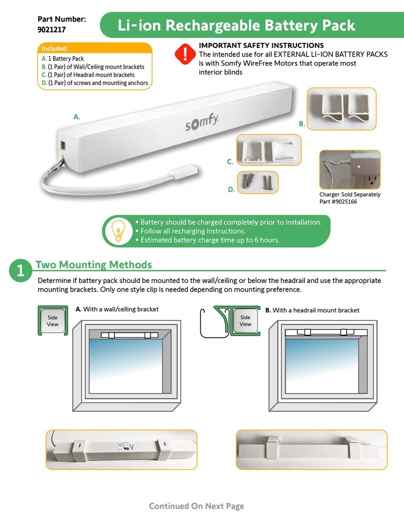 SOMFY 9021217 User manual