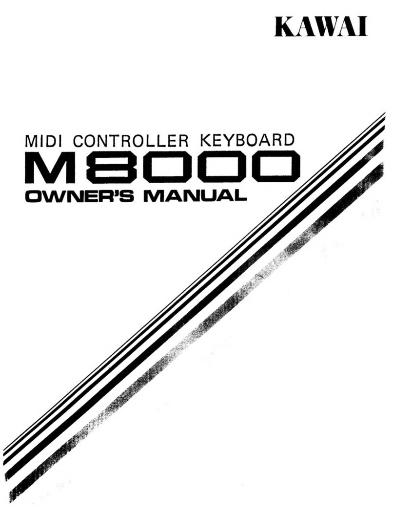 KAWA M8000 owner's manual