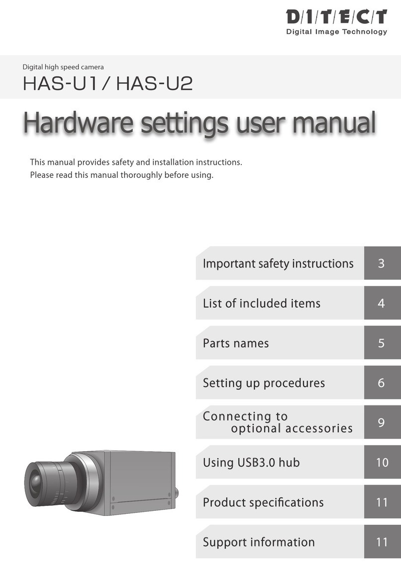Ditect HAS-U1 Hardware settings user manual