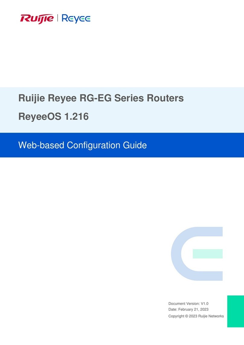 Ruijie Reyee RG-EG Series Configuration guide