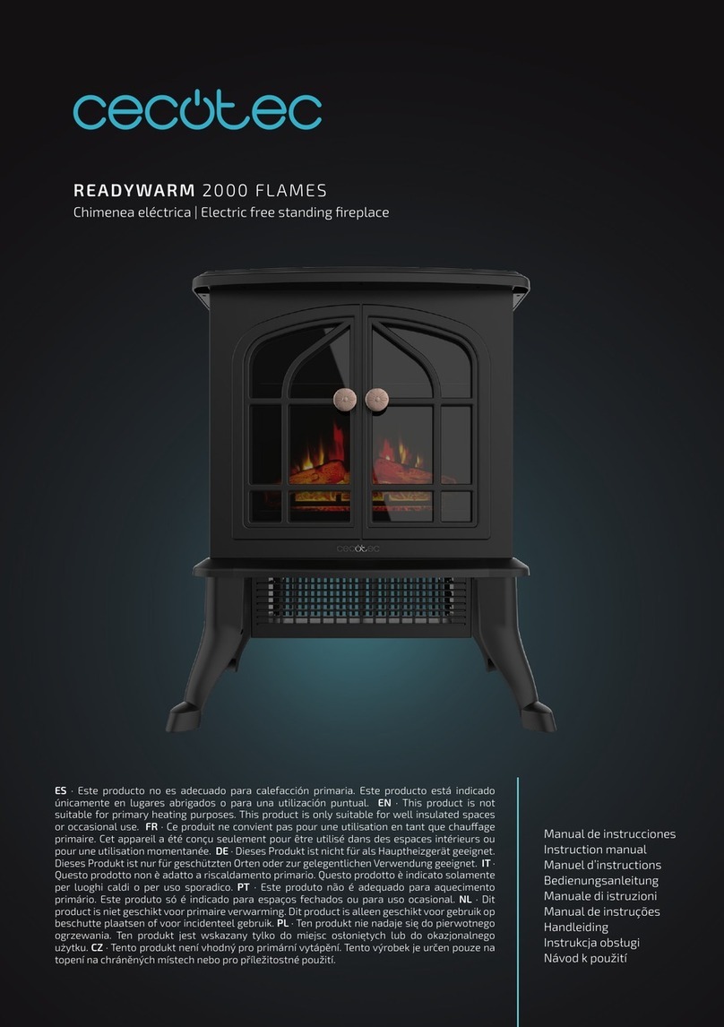 cecotec READYWARM 2000 FLAMES instruction manual
