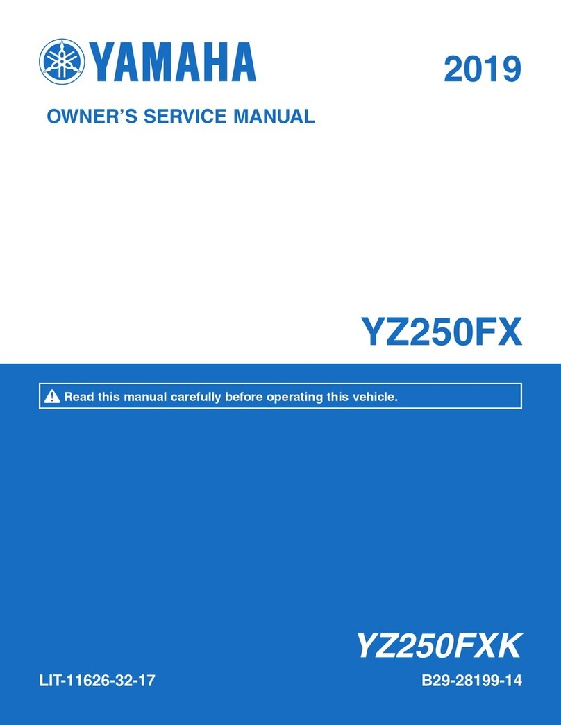 Yamaha YZ 2019 Series Application guide Yamaha YZ 2019 Series Application guide