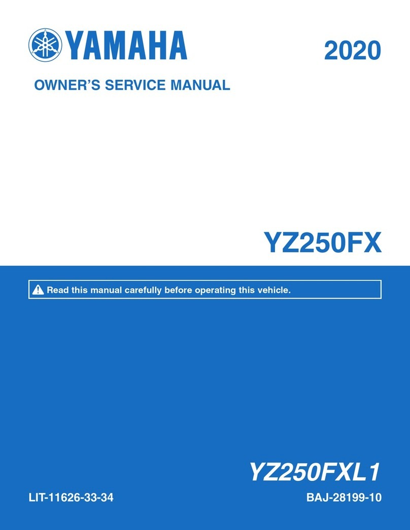 Yamaha YZ 2020 Series Application guide