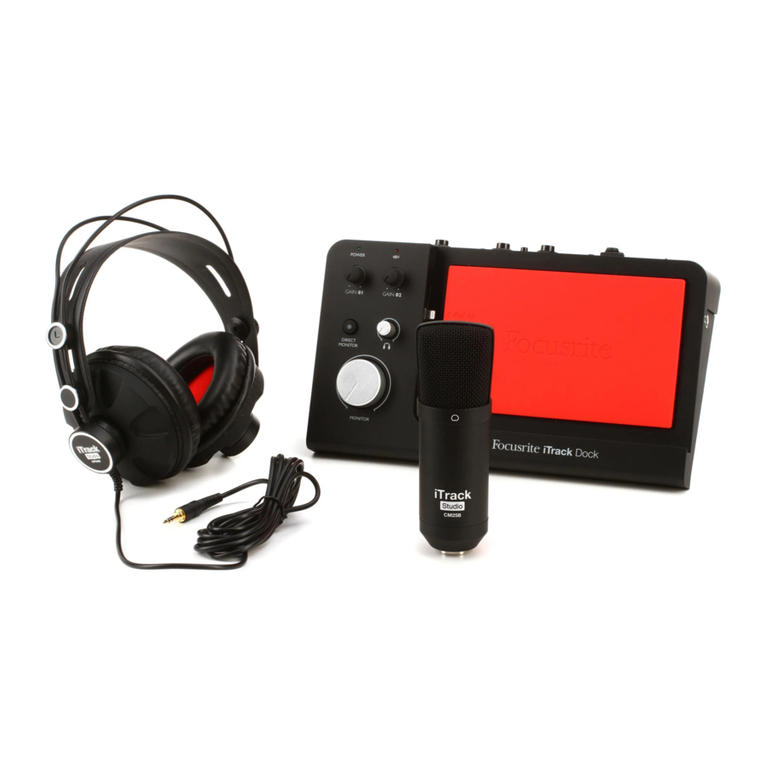 Focusrite iTrack Dock Studio Pack user manual