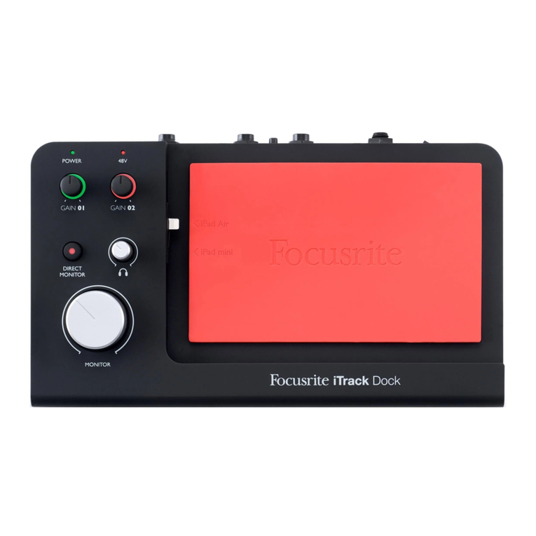 Focusrite iTrack Dock User manual