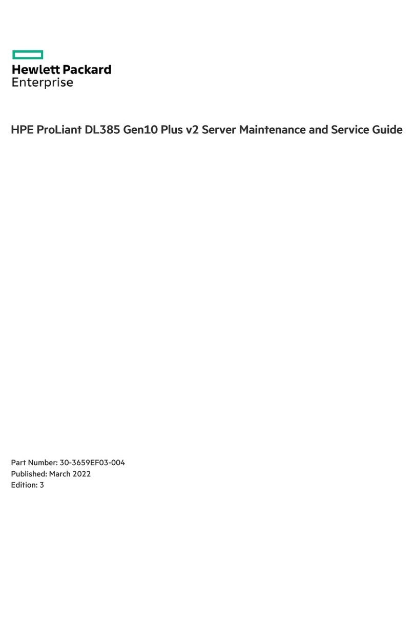 HPE ProLiant DL385 Gen10 Plus Maintenance and service guide