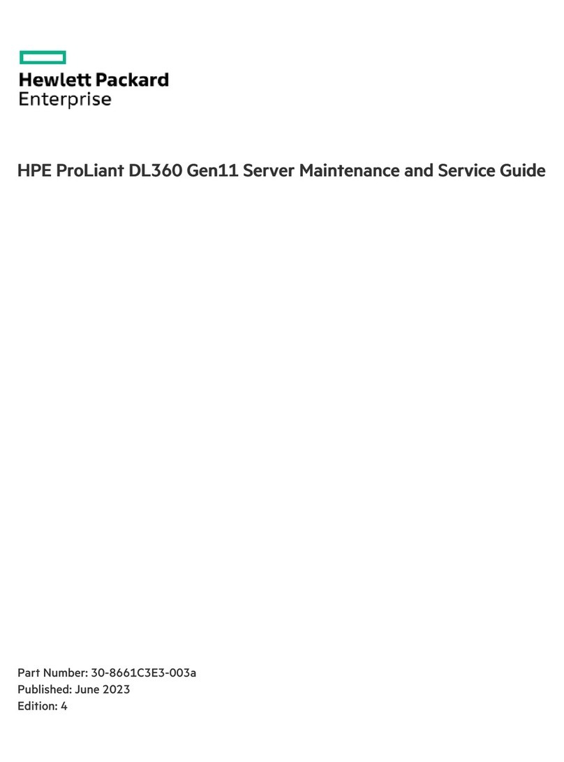 HPE ProLiant DL360 Gen11 Maintenance and service guide