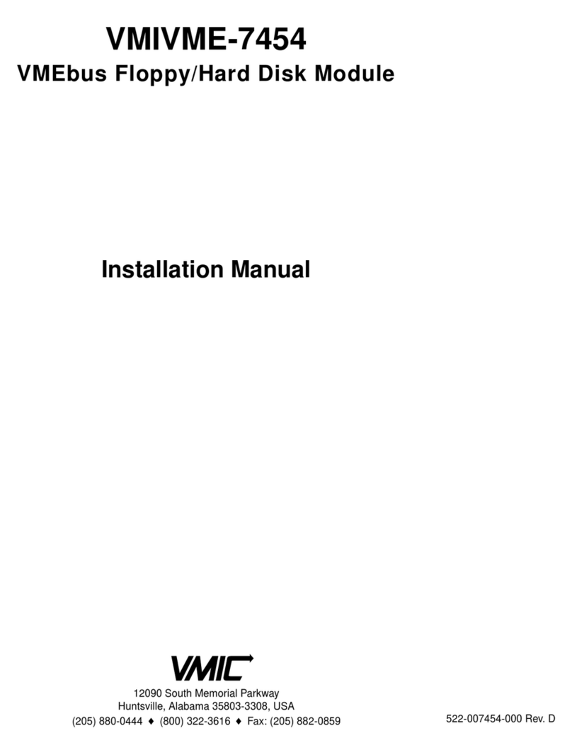 VMIC VMIVME-7454 User manual
