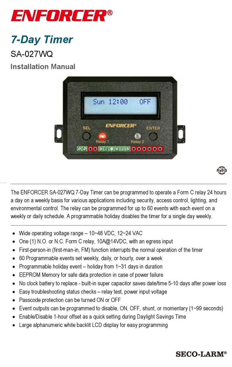 ENFORCER SA-027WQ installation manual