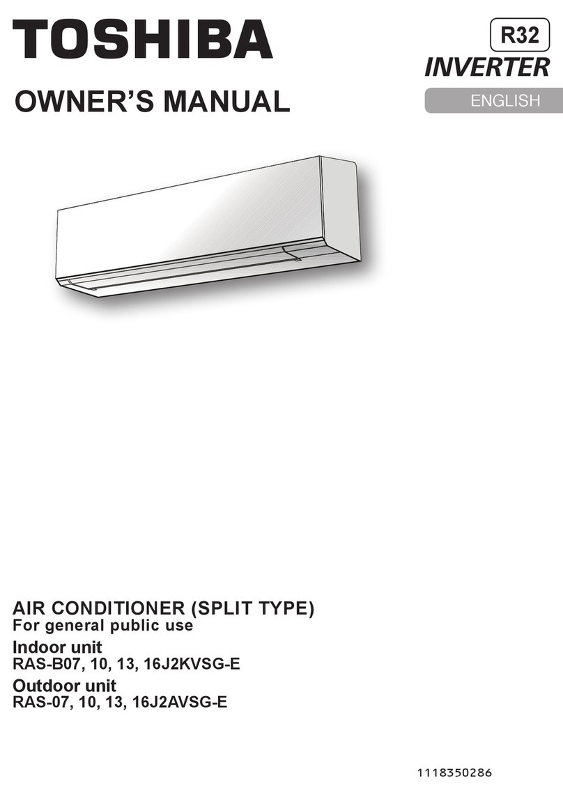 Toshiba RAS-B10J2KVSG-E User manual