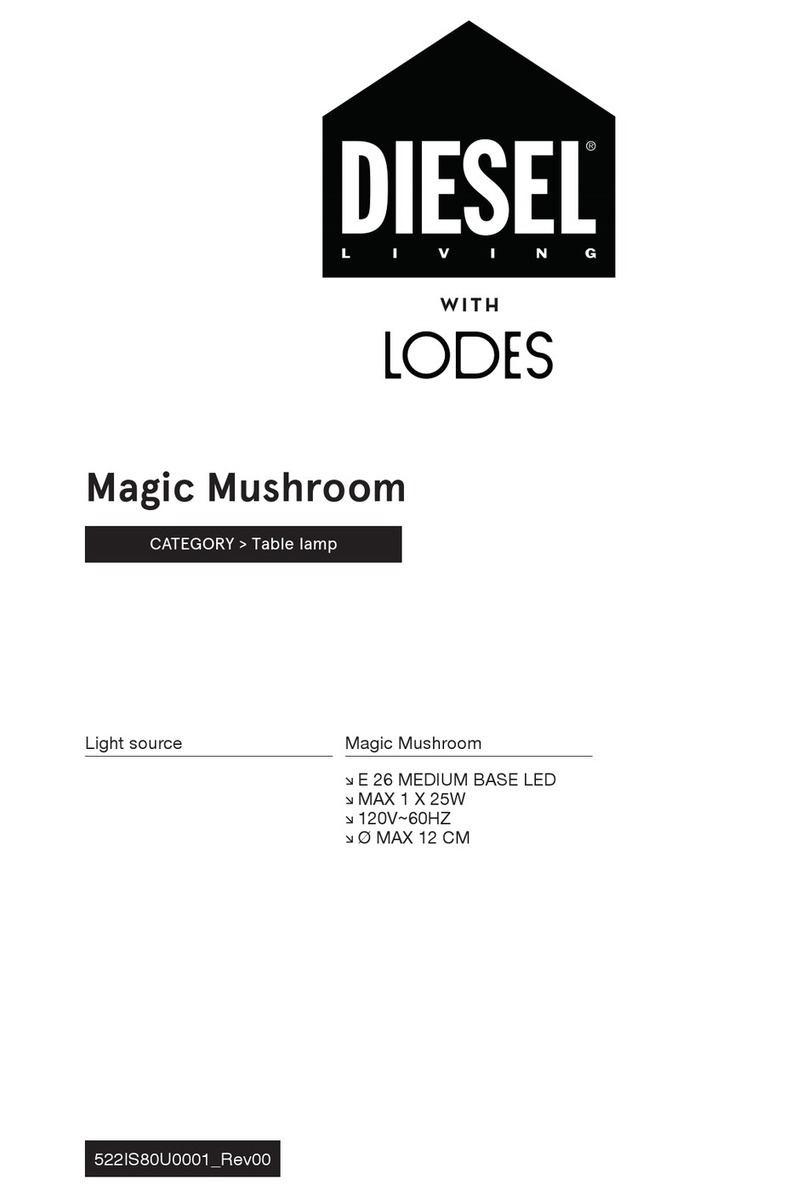 Lodes Diesel Living Magic Mushroom User manual