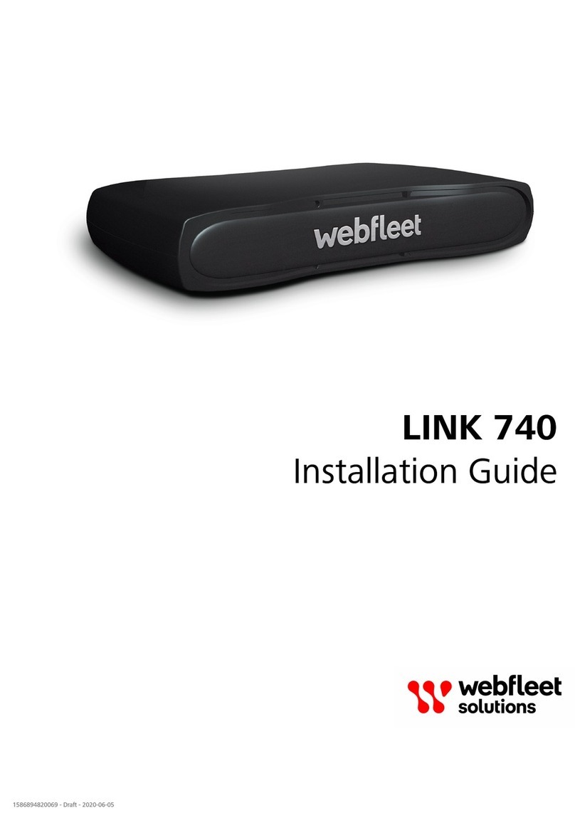 Webfleet LINK 740 User manual