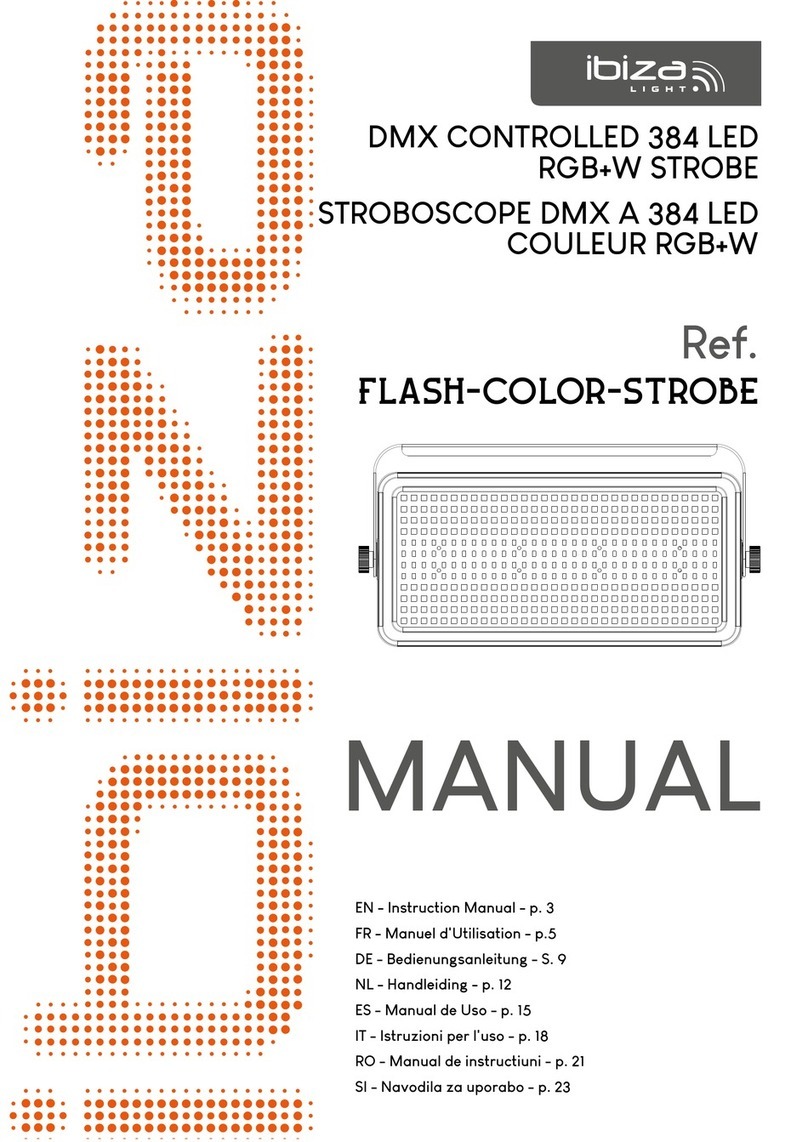 Ibiza FLASH-COLOR-STROBE instruction manual