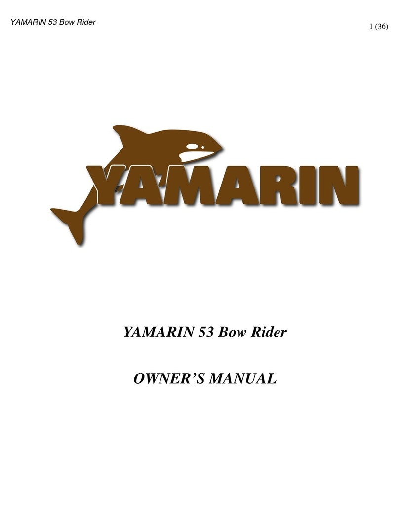YAMARIN 53 Bow Rider owner's manual