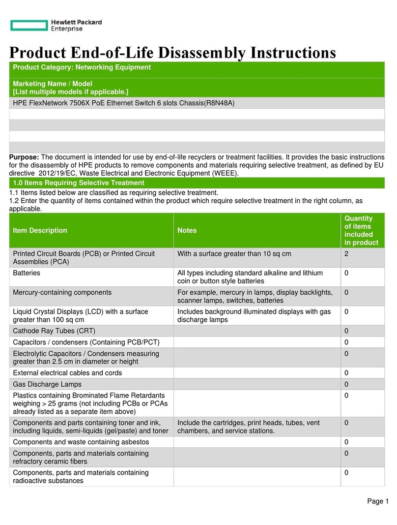HP FlexNetwork 7506X Assembly instructions