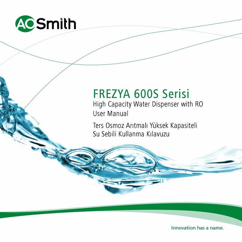 A.O. Smith FREZYA 600S Series user manual A.O. Smith FREZYA 600S Series user manual