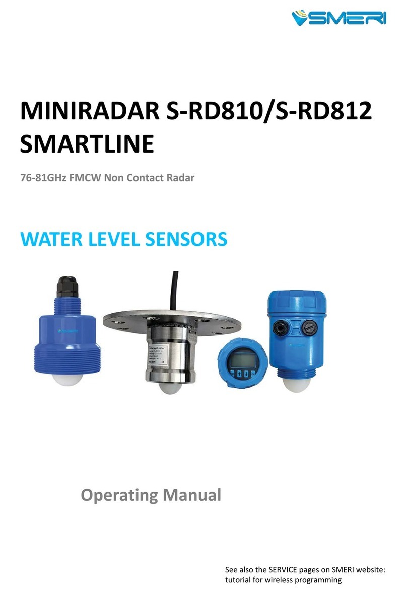SMERI MINIRADAR S-RD810 SMARTLINE operating manual SMERI MINIRADAR S-RD810 SMARTLINE operating manual