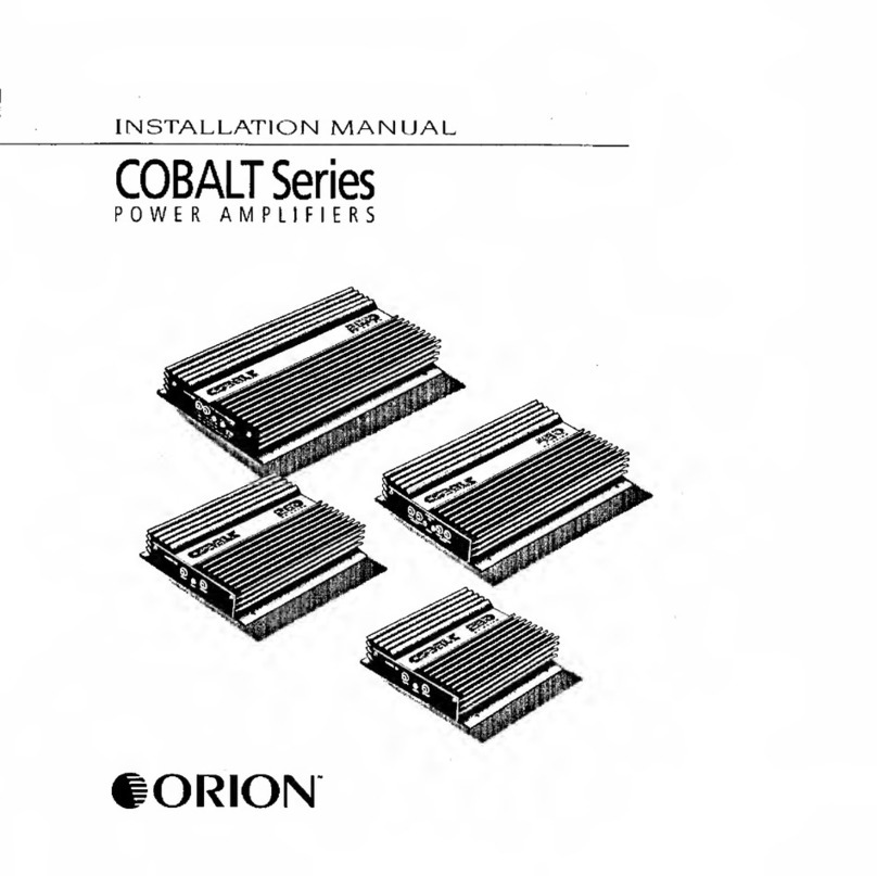 Orion COBALT Series installation manual