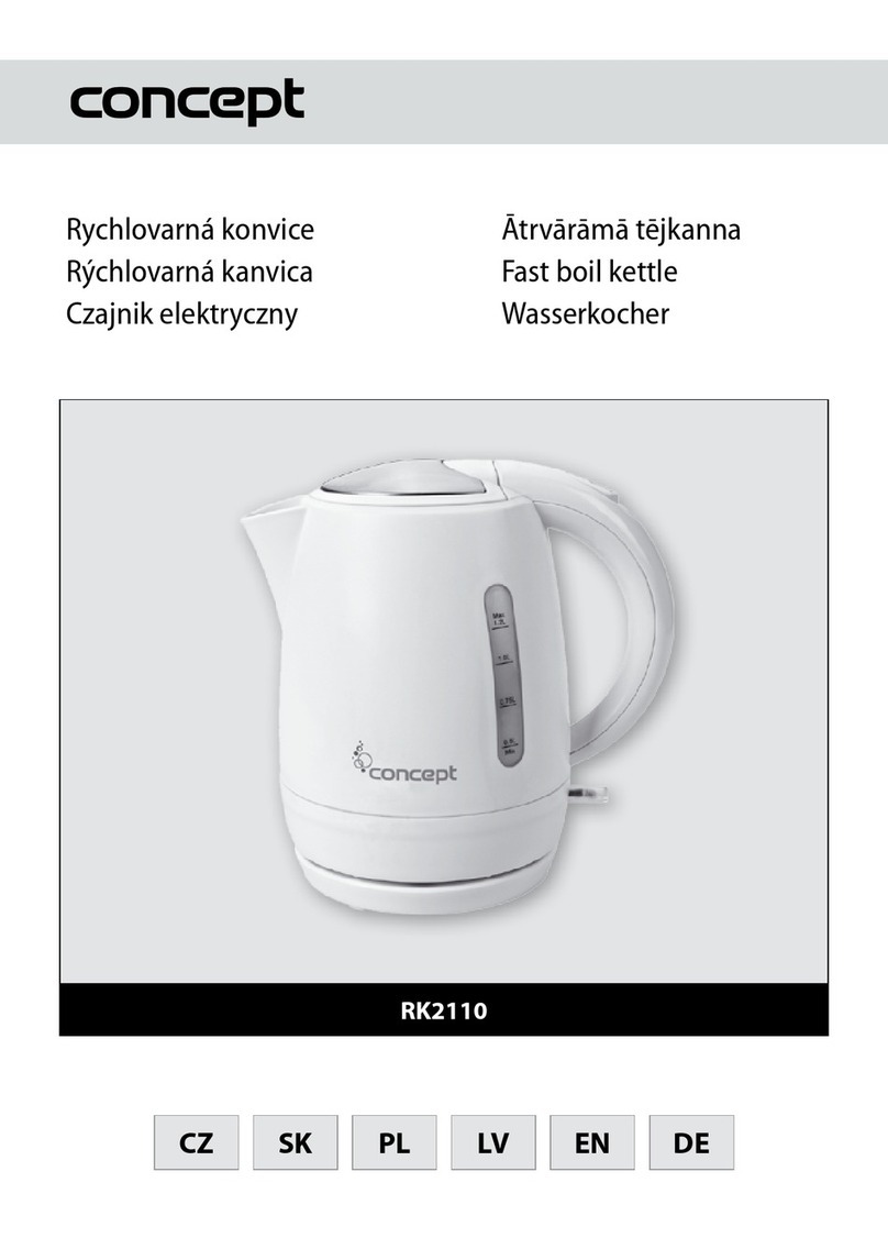 Concept2 RK 2110 manual