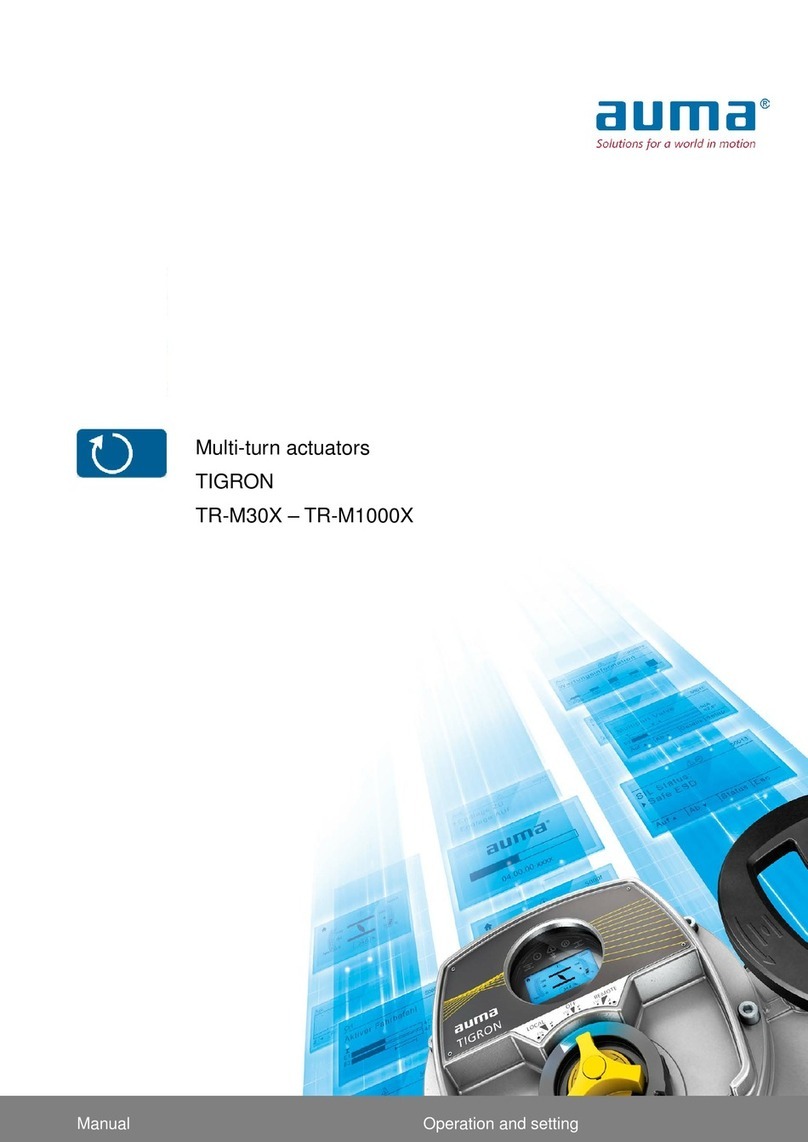 AUMA TIGRON TR-M30X User manual