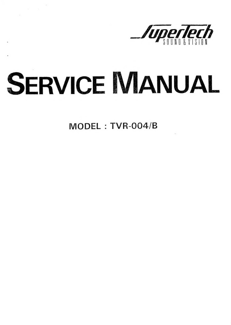 Supertech TVR-004/B User manual