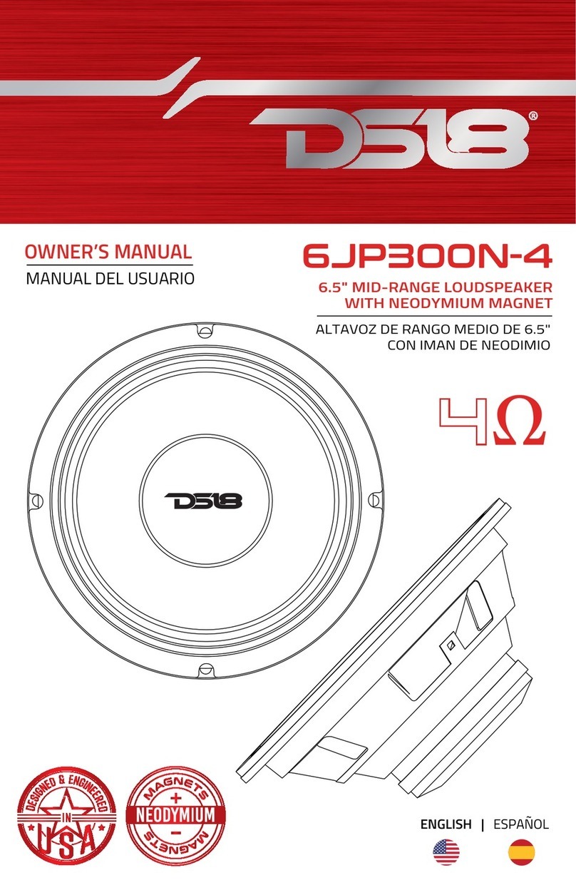 DS18 6JP300N-4 owner's manual