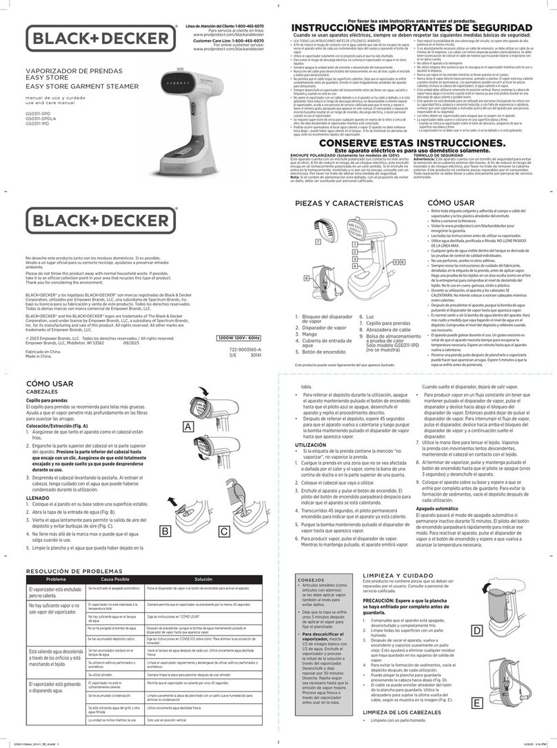 Black & Decker EASY STORE User manual