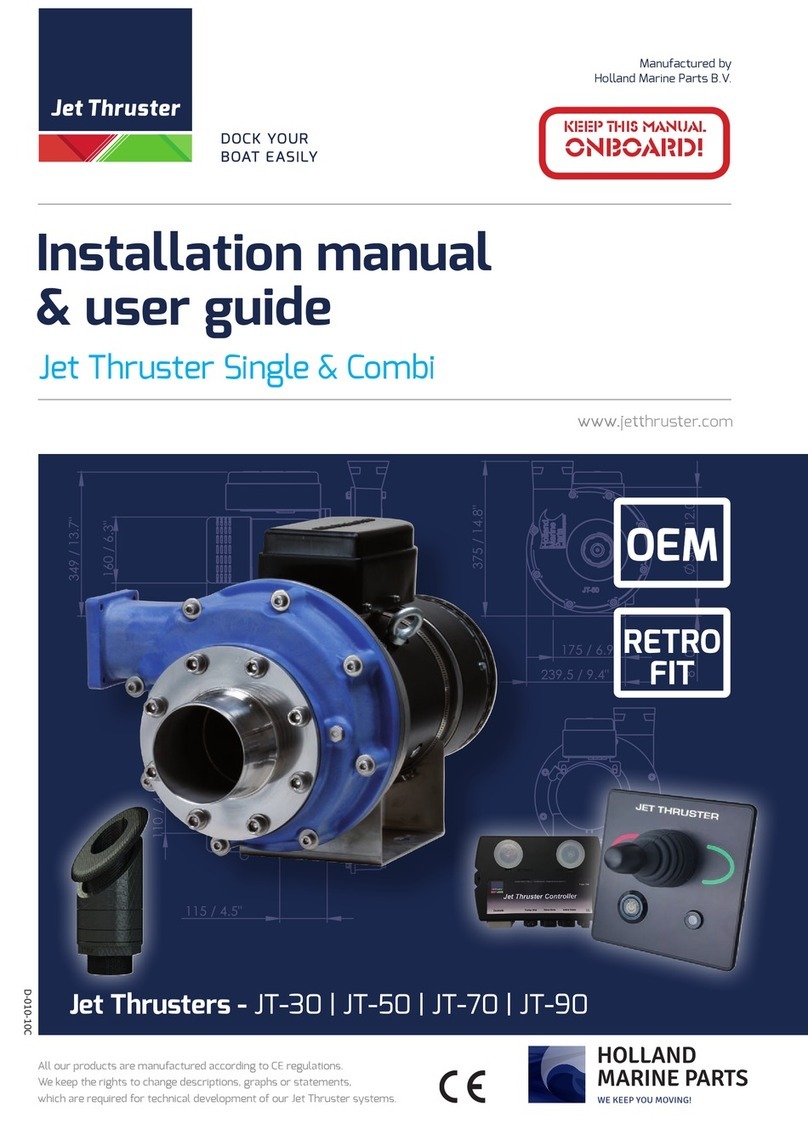 Jet Thruster JT-30 Installation manual & users guide