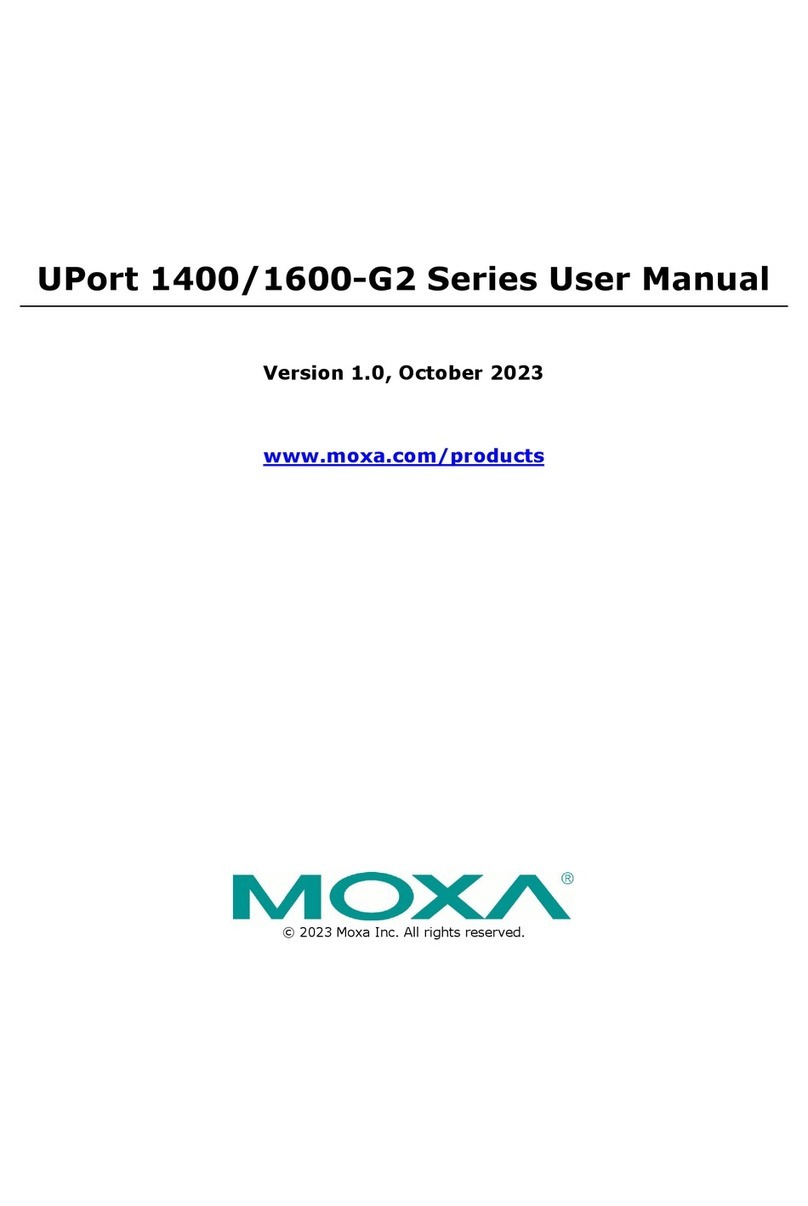 Moxa Technologies UPort 1400-G2 Series User manual