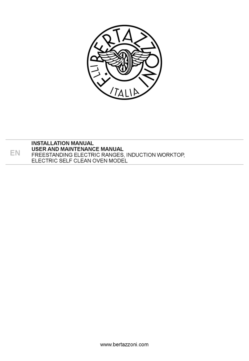 Bertazzoni PRO486IGFEPCAT User manual Bertazzoni PRO486IGFEPCAT User manual