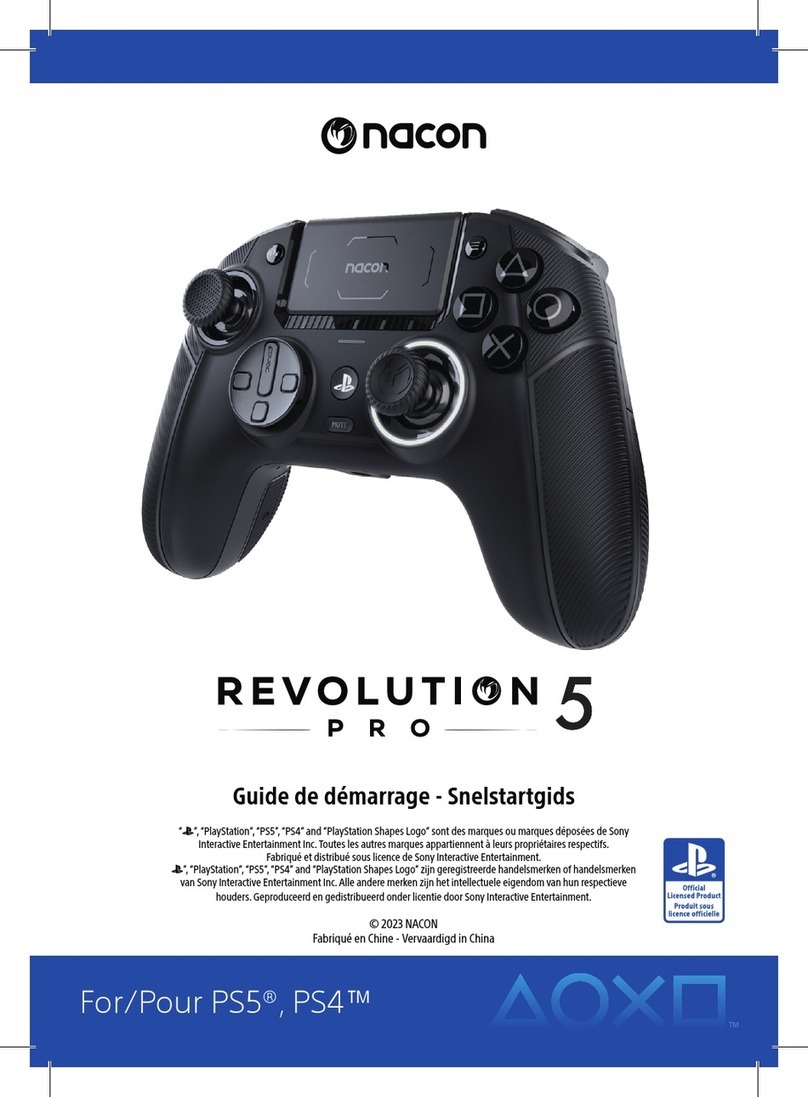 Nacon REVOLUTION 5 PRO User manual