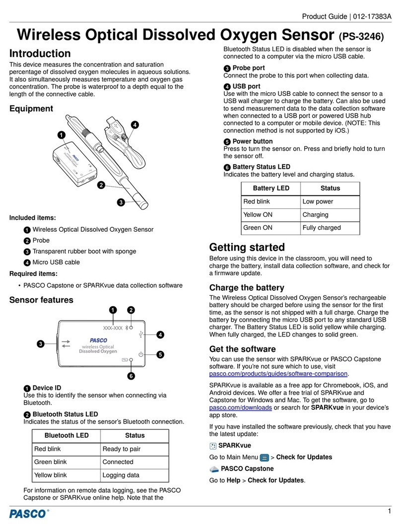 PASCO PS-3246 User manual