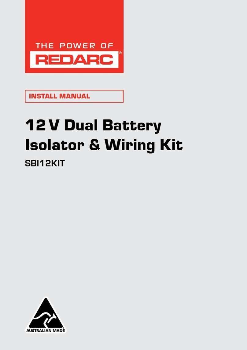 Redarc SBI12KIT Install manual