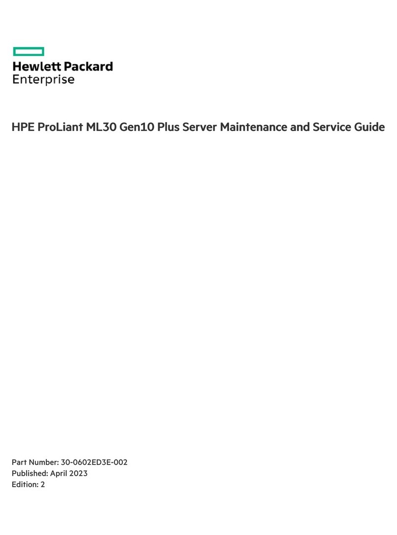 HPE ProLiant ML30 Gen10 Plus Manual