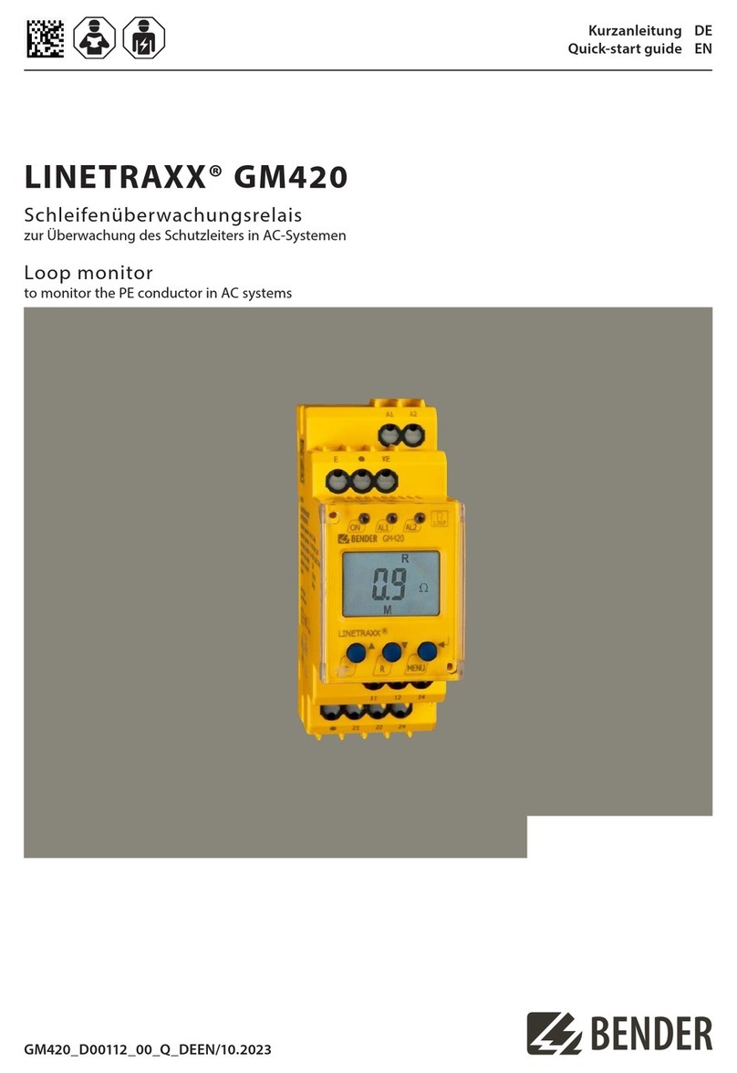 Bender LINETRAXX GM420 User manual