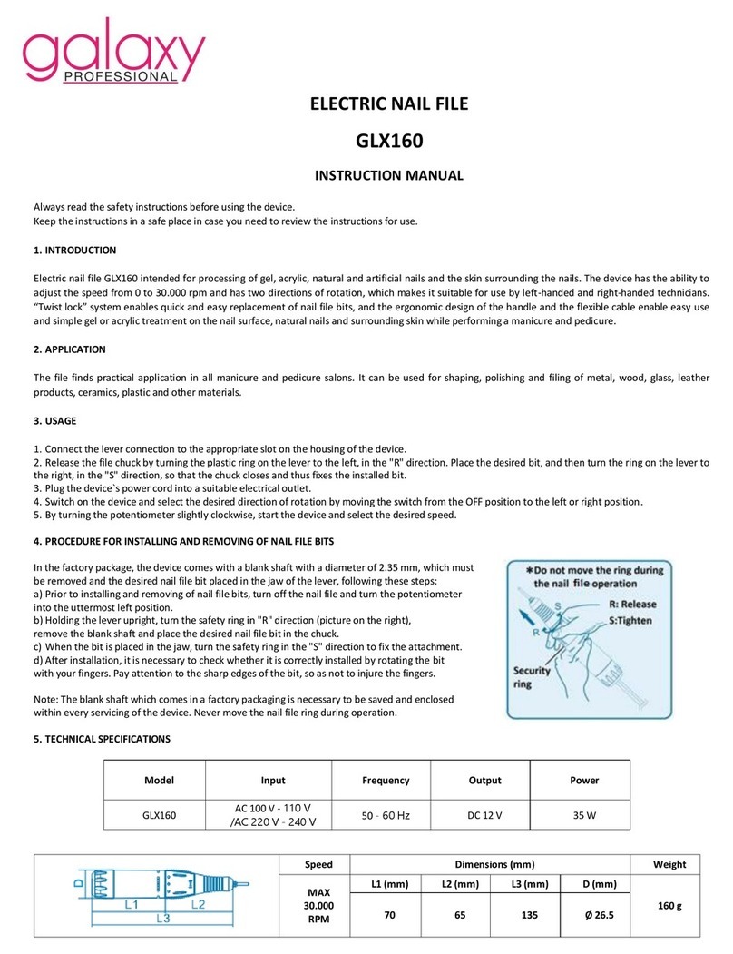 Galaxy GLX160 instruction manual