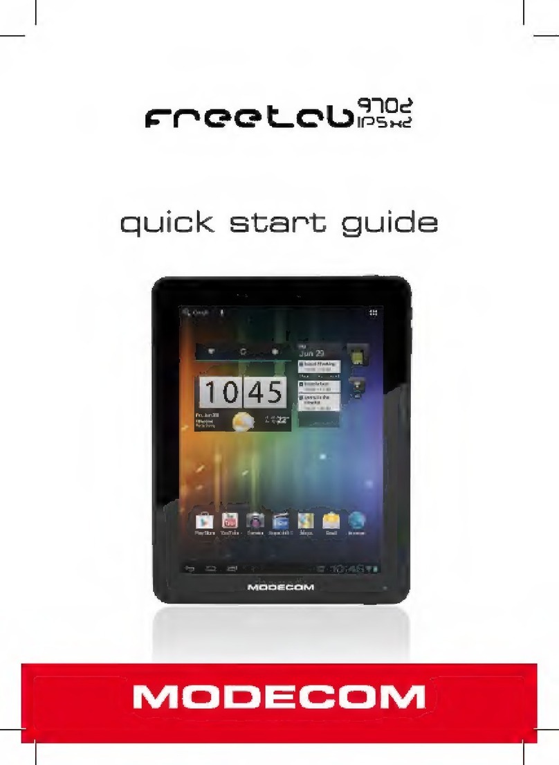 Modecom FreeTAB 9702 IPS X2 Guick Start Guide