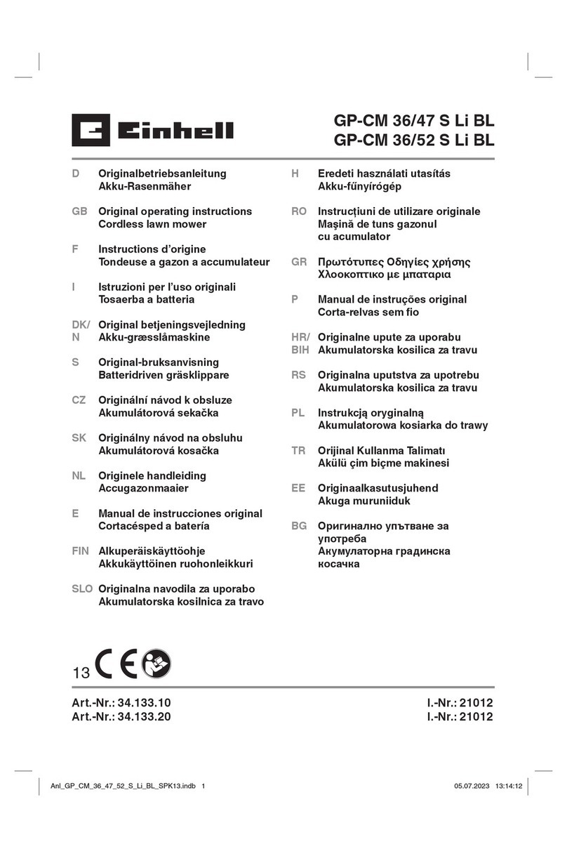 EINHELL GP-CM 36/47 S HW Li User manual