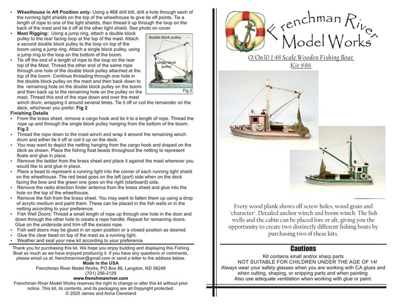 Frenchman River Model Works 86 manual