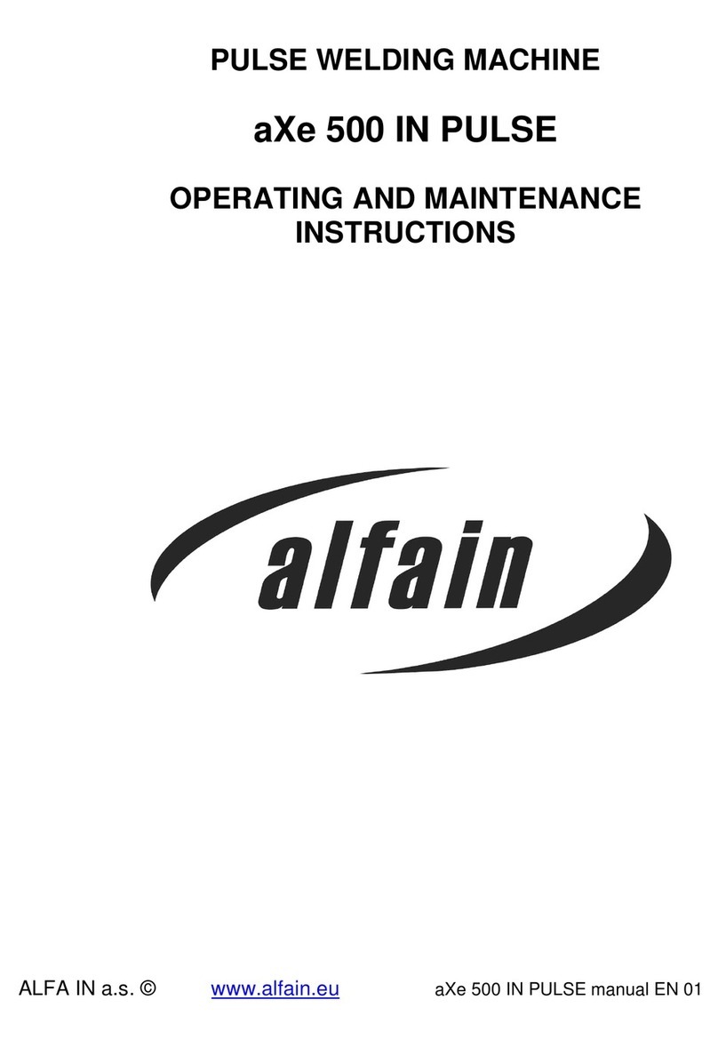 Alfain aXe 500 IN PULSE Manual