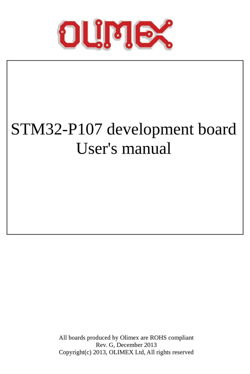 OLIMEX STM32-P107 User manual