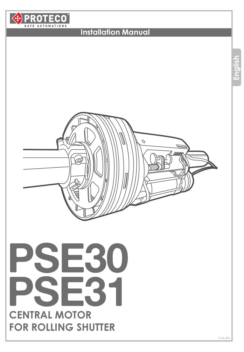 Proteco PSE30 installation manual