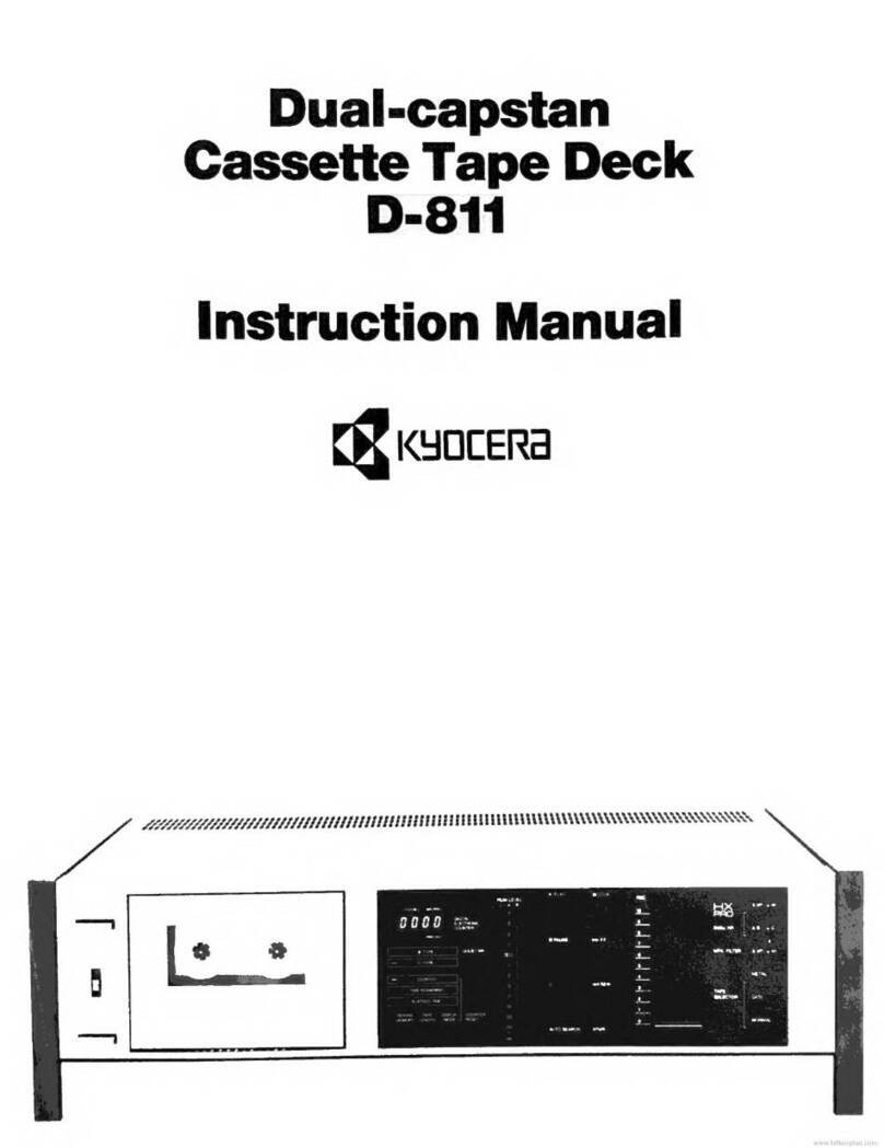 Kyocera D-811 instruction manual